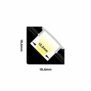 Led Line Corner 18