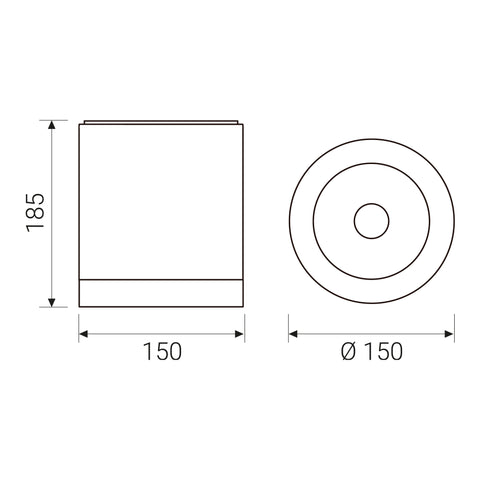 HALL LED CEILING IP65