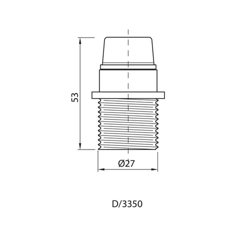 D/3350/N halh threaded,black with a  ring