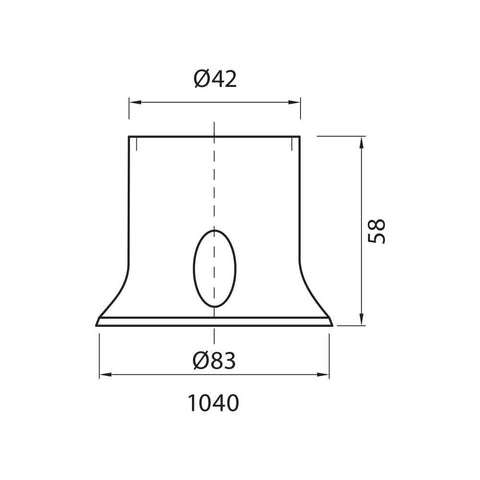 1040/N  straight, black