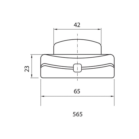 565/B foot switch, white