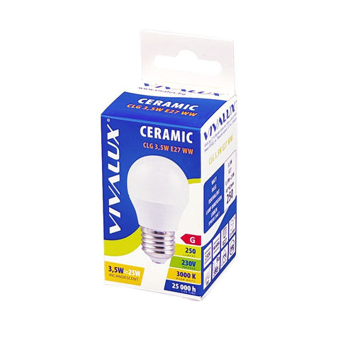 CLG 3;5W E27 WW 3000K CERAMIC LED