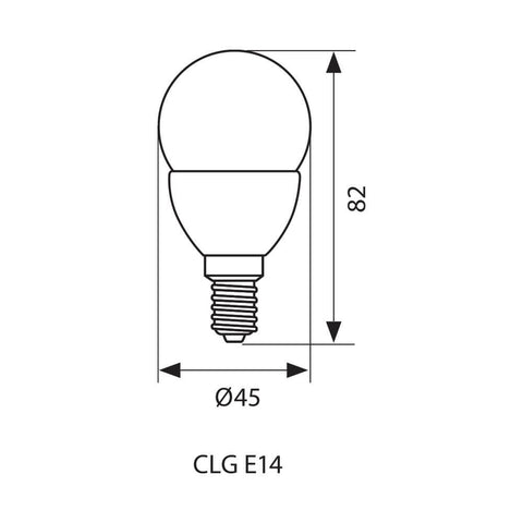 CLG 3;5W E14 CL 4000K CERAMIC LED
