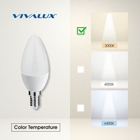 CLC 3;5W E14 WW 3000K CERAMIC LED