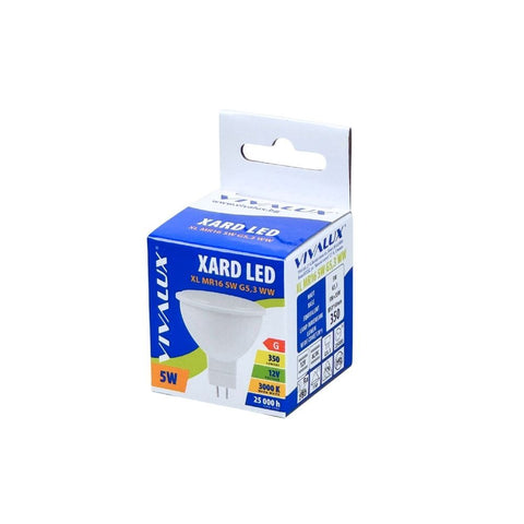 XL MR16 5W G5.3 WW 3000K XARD LED