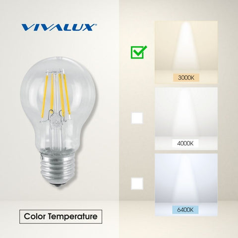 AF60 LED 8W E27 WW 3000K FLICK LED