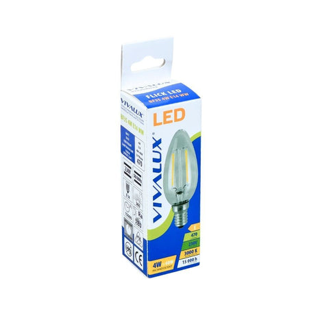 BF35 LED 4W E14 WW 3000K FLICK LED