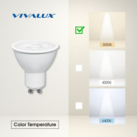 PRL JDR 5W GU10 WW 3000K PROXI LED