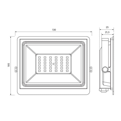 TREND LED 30W/B 4000K