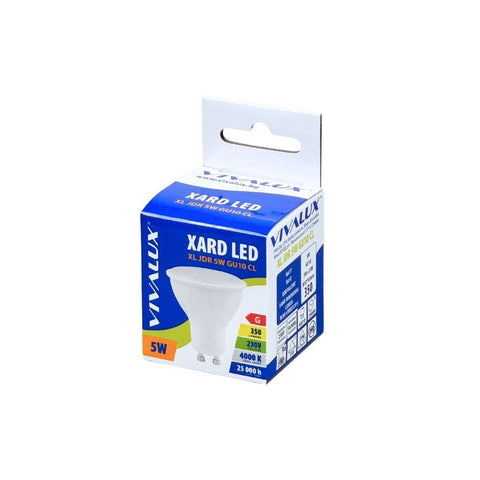XL JDR 5W GU10 CL 4000K XARD LED