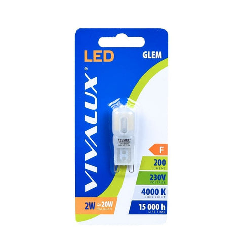 GM 2.5W G9 CL 4000K GLEM LED