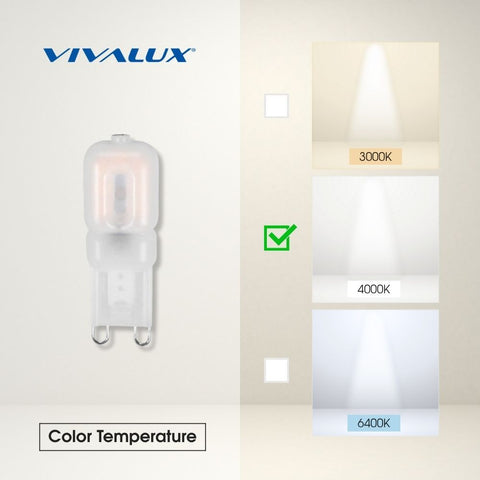 GM 2.5W G9 CL 4000K GLEM LED