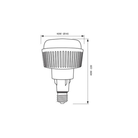 AJAX LED 40W E27 4000K