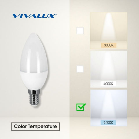 CCL 6W E14 W 6400K CAMEO LED