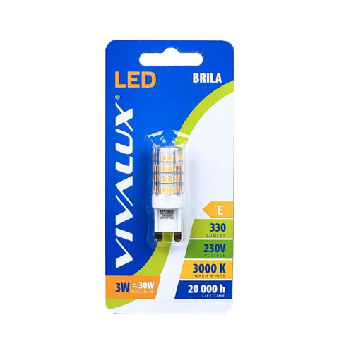 BRL 3W G9 WW 3000K BRILA LED