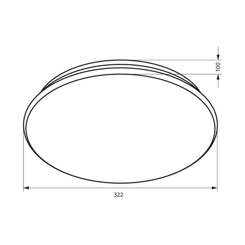 VALLETTA LED 18W CL 4000K
