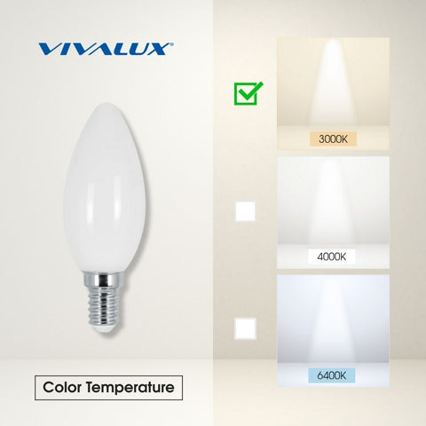 BFO35 LED 4W E14 WW 3000K FLICK OPAL LED