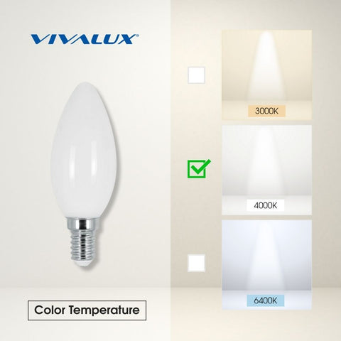 BFO35 LED 4W E14 CL 4000K FLICK OPAL LED