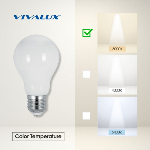 AFO60 LED 9.5W E27 WW 3000K FLICK OPAL LED