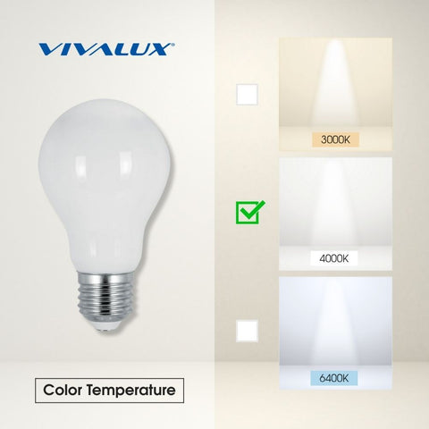 AFO60 LED 9.5W E27 CL 4000K FLICK OPAL LED