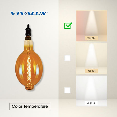 BTA180 LED 8W E27 2200K FLICK ART LED