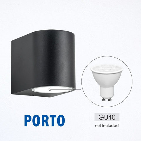 PORTO/R 1xGU10 BK IP44