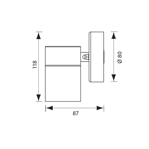 GRENADA 1xGU10 N/M  IP44