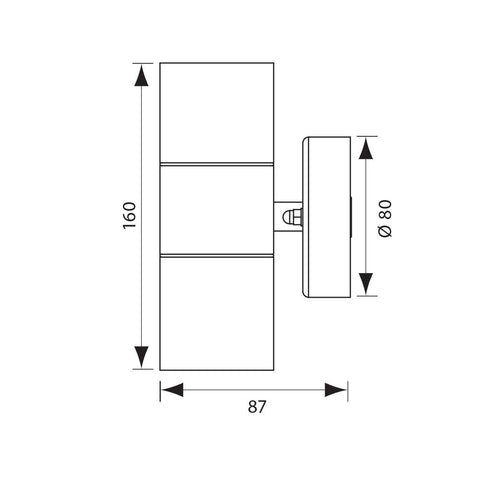 GRENADA 2xGU10 N/M IP44