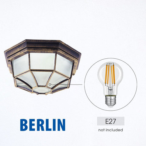 BERLIN 1xE27 AB IP44