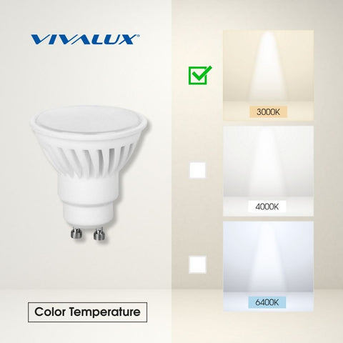 FRL JDR 10W GU10 WW 3000K FORCE LED PREMIUM