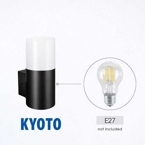 KYOTO/W 1xE27 BK