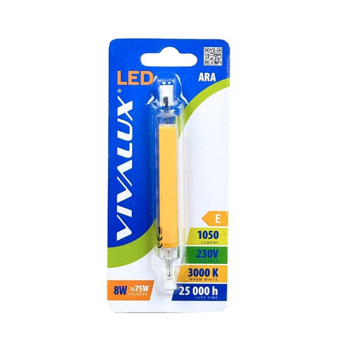 ARA LED 8W R7s WW 3000K