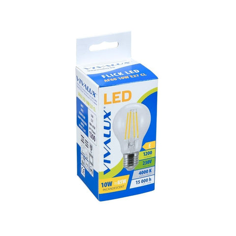AF60 LED 10W E27 CL 4000K FLICK LED