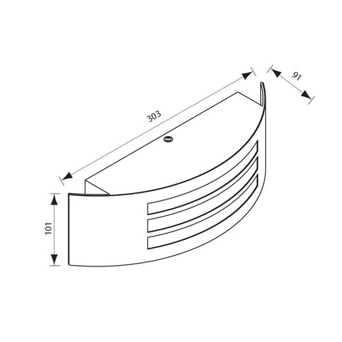 SYDNEY/PR 1xE27 BW IP44