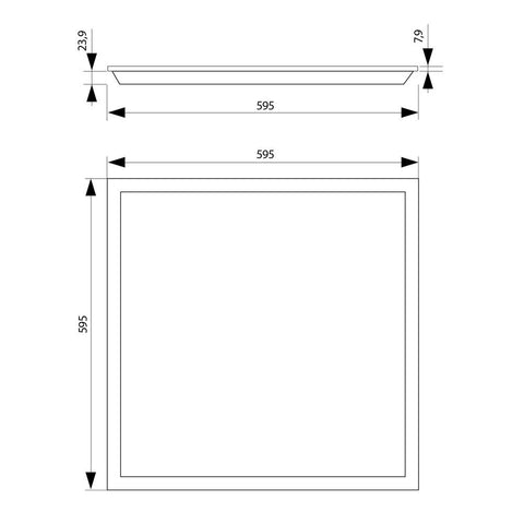 HELLI LED 40W WH CCT-switch