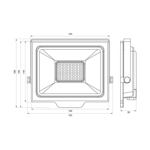RICH LED 30W/B 6400K