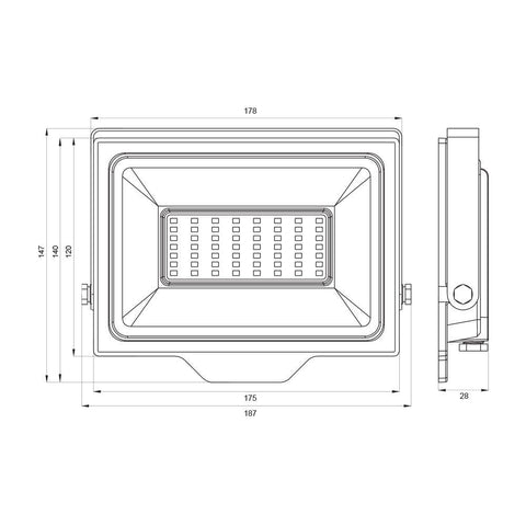 RICH LED 50W/B 6400K