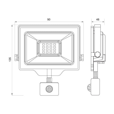SHIFT LED 10W/B 6400K