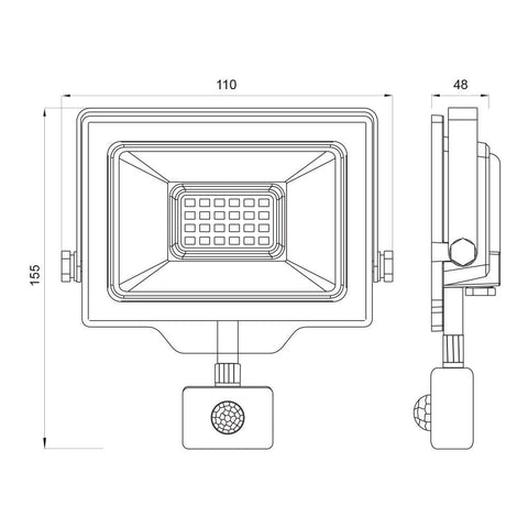 SHIFT LED 20W/B 6400K