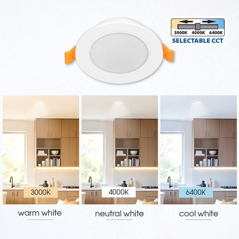 VERA LED 9W CCT DIP-switch