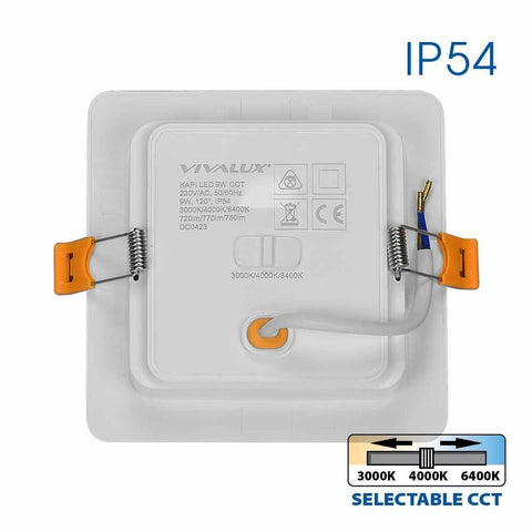 KAPI LED 9W CCT DIP-switch