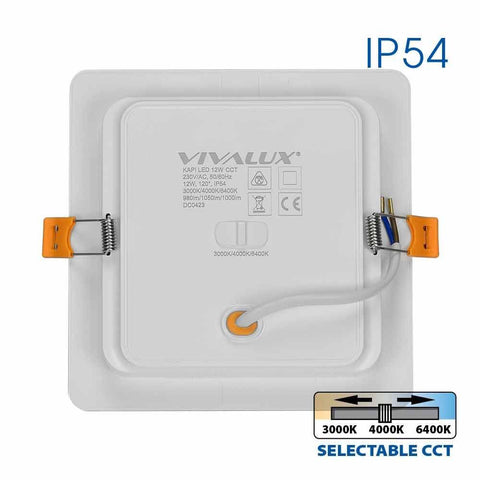 KAPI LED 12W CCT DIP-switch