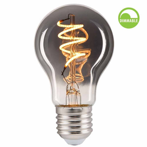 AFS60 LED 4W E27 1800K FLICK SMOKE LED