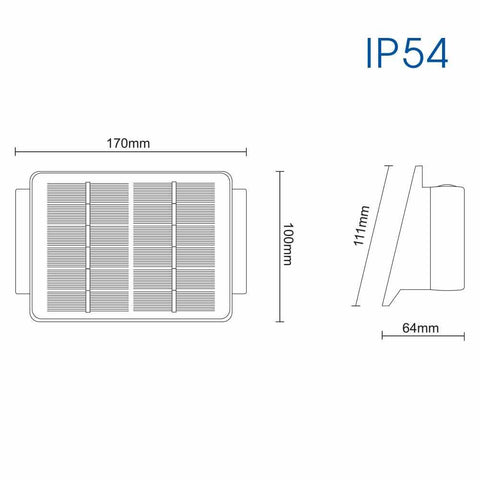 DOMINO SOLAR LED 10W CL