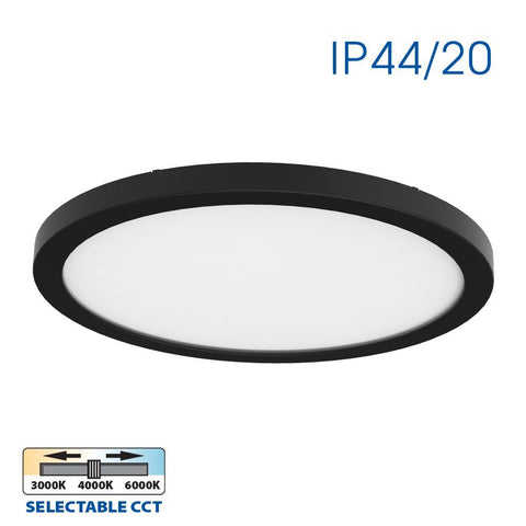 NEBULA LED 24W BK CCT-switch