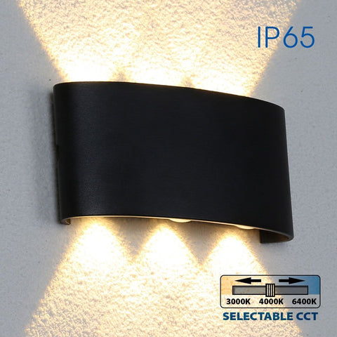 ARUBA LED 6W BK CCT-switch IP65