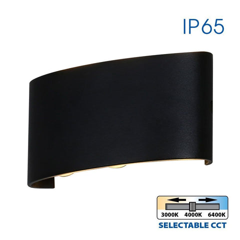 ARUBA LED 6W BK CCT-switch IP65