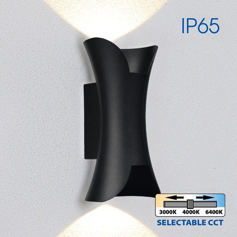 BOSTON LED 10W BK CCT-switch IP65