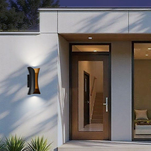 BOSTON LED 10W BK/G CCT-switch IP65