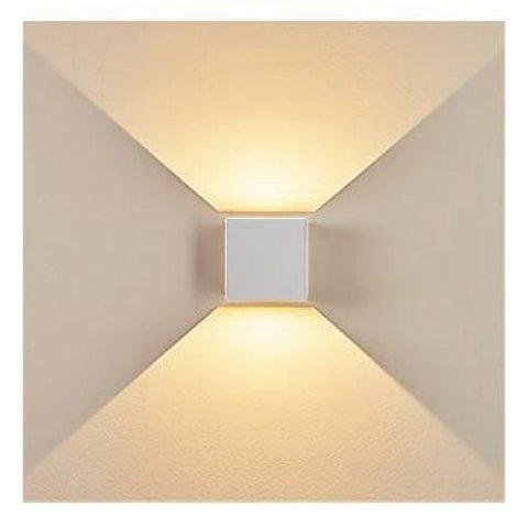 STARK LED 2x3W SQ/WH CCT-switch IP65